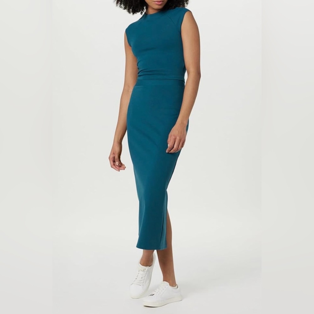 NWT Dark Teal Midi Pencil Skirt